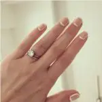 Zoe Lister-Jones’ Round Cut Diamond Ring