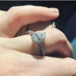 Jenelle Evans’ Pear Shaped Diamond Ring