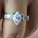 Vickie Guerrero’s Marquise Shaped Diamond Ring
