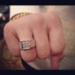 Angela Medalla’s Square Shaped Diamond Ring