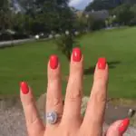 Ceira Lambert’s Oval Cut Diamond Ring