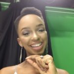 Nandi Madida’s Square Shaped Diamond Ring