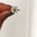 Rebecca Moradfar’s Emerald Cut Diamond Ring