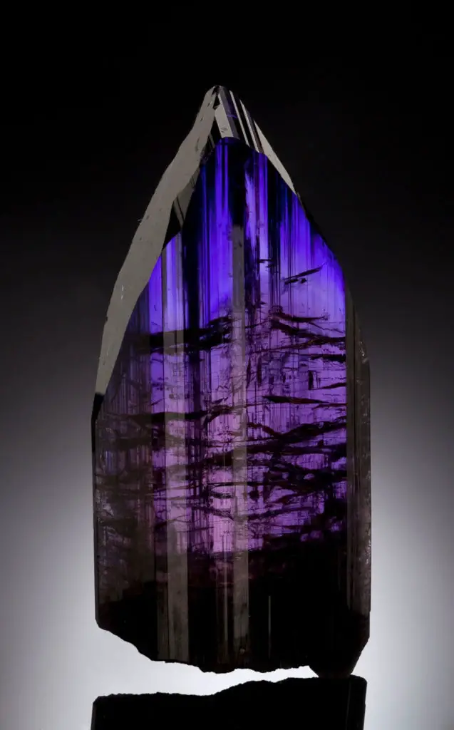 Large Gem Tanzanite Crystal from the Merelani, Arusha, Tanzania