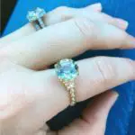 Daisy Aitken’s Cushion Cut Diamond Ring