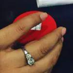 Gul Panag’s Round Cut Diamond Ring