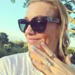 Katie Cassidy’s Marquise Shaped Diamond Ring