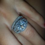 Emily MacDonagh’s Cushion Cut Diamond Ring