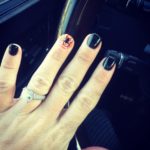 Danielle Harris’ Square Shaped Diamond Ring