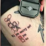 This Tattoo Proposal is Definitely an Engagement to Remember