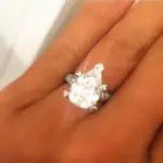 Kasey Trione’s Pear Shaped Diamond Ring
