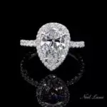 Rachel Lindsay’s 3 Carat Pear Shaped Diamond Ring