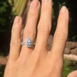 Stephanie Corbitt’s Pear Shaped Diamond Ring