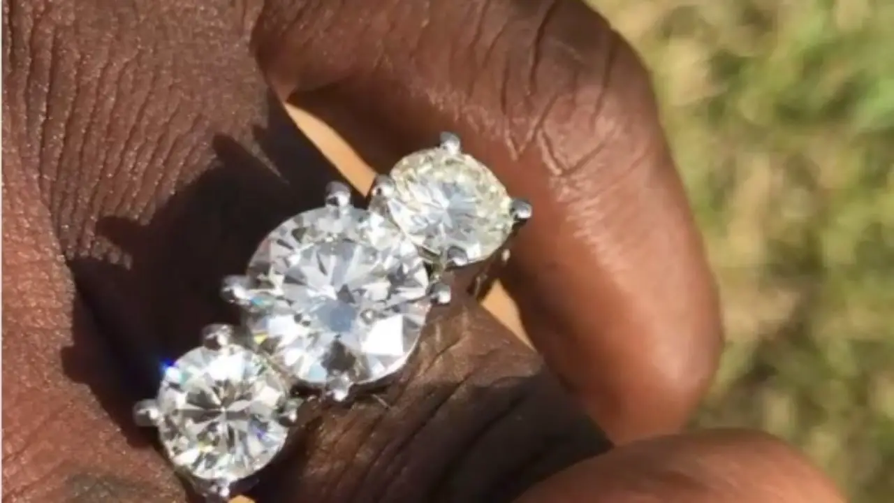 Gucci Mane's Three-Stone Engagement Ring