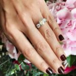 Iza Calzado’s Round Cut Diamond Ring