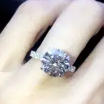 Sarah Stage’s Round Cut Diamond Ring