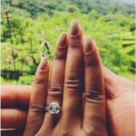 Brittany Johnson’s Square Shaped Diamond Ring