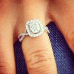 Nadia Bjorlin’s Cushion Cut Diamond Ring