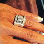Gillian Iliana Waters’ Cushion Cut Diamond Ring