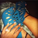 Osas Ighodaro Ajibade’s Round Cut Diamond Ring