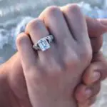 Alexa Ray Joel’s Emerald Cut Diamond Ring