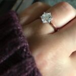 Camilla Luddington’s Round Cut Diamond Ring