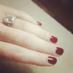 Christy Carlson Romano’s Emerald Cut Diamond Ring