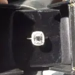Leilani Mendoza’s Cushion Cut Diamond Ring