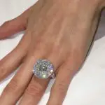 Maria DiGeronimo’s 7 Carat Round Cut Diamond Ring
