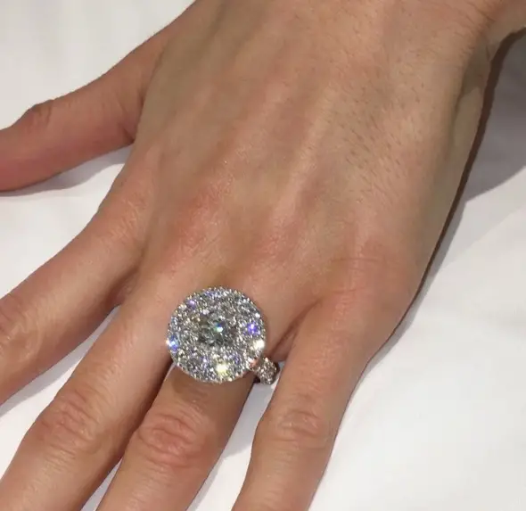 Maria Digeronimo S 7 Carat Round Cut Diamond Ring