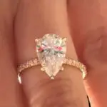 Nikki Bonacorsi’s Pear Shaped Diamond Ring
