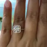 Radina Aneva’s Round Cut Diamond Ring