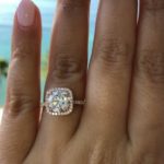 Radina Aneva’s Round Cut Diamond Ring