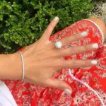 Roxy Jacenko’s Round Cut Diamond Ring