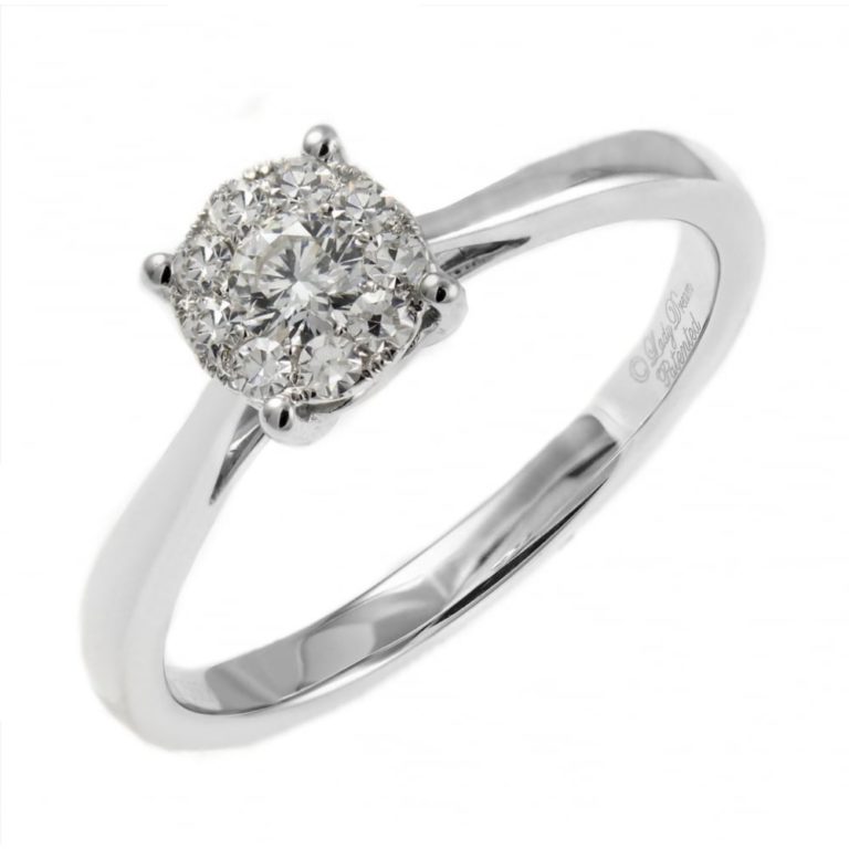 Invisible Engagement Ring Setting