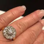 Kerre Woodham’s Flower Shaped Diamond Ring