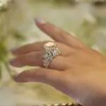 Myriam Fares’ Round Cut Diamond Ring