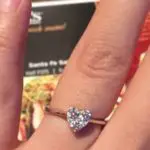 Rich Asuncion’s Heart Shaped Diamond Ring