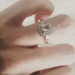 Siobhan Marshall’s Round Cut Diamond Ring