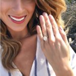 Tenley Molzahn’s Oval Cut Diamond Ring