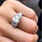 Vogue Williams’ Square Shaped Diamond Ring