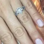 Chloe Morello’s Pear Shaped Diamond Ring
