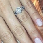 Chloe Morello’s Pear Shaped Diamond Ring