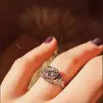 Jillian Jacqueline’s Round Cut Diamond Ring