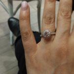 Cosima De Vito’s Round Cut Diamond Ring