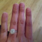 Alex Murrel’s Cushion Cut Diamond Ring