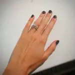 Katinka Hosszú’s Square Shaped Diamond Ring