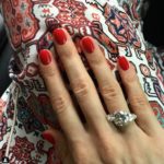 Anastasia Shubskaya’s Round Cut Diamond Ring