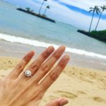 Ginger Conejero’s Round Cut Diamond Ring