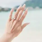 Milena Ciciotti’s Square Shaped Diamond Ring